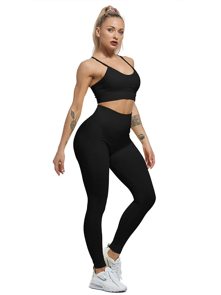 Legging Fitness Feminina Cintura Alta | Confortável e Sem Costura